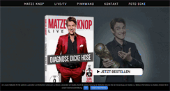 Desktop Screenshot of matzeknop.de