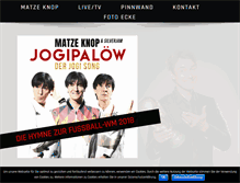 Tablet Screenshot of matzeknop.de